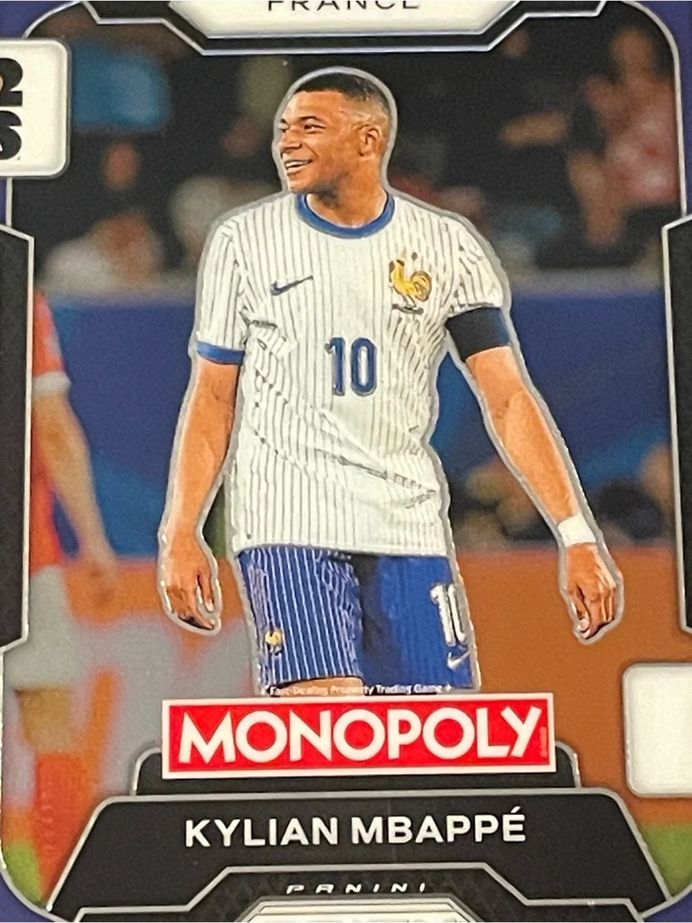 Panini 2026 Prizm Monopoly FIFA World Cup Kylian Mbappé France Base Card #7